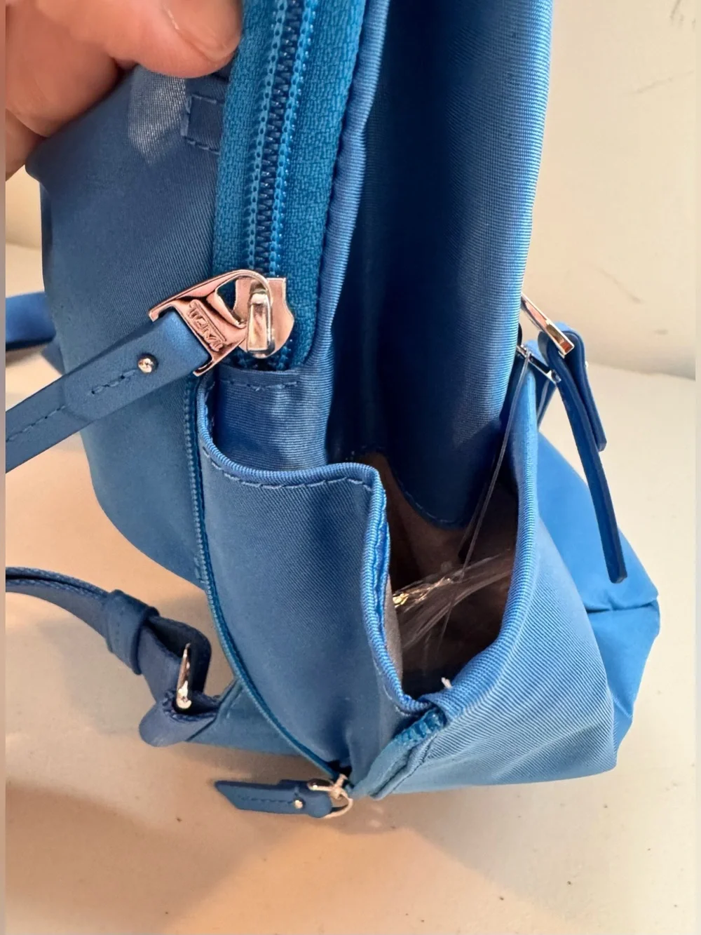 Tumi Voyageur Daniella Small Backpack in Bright Blue Nylon